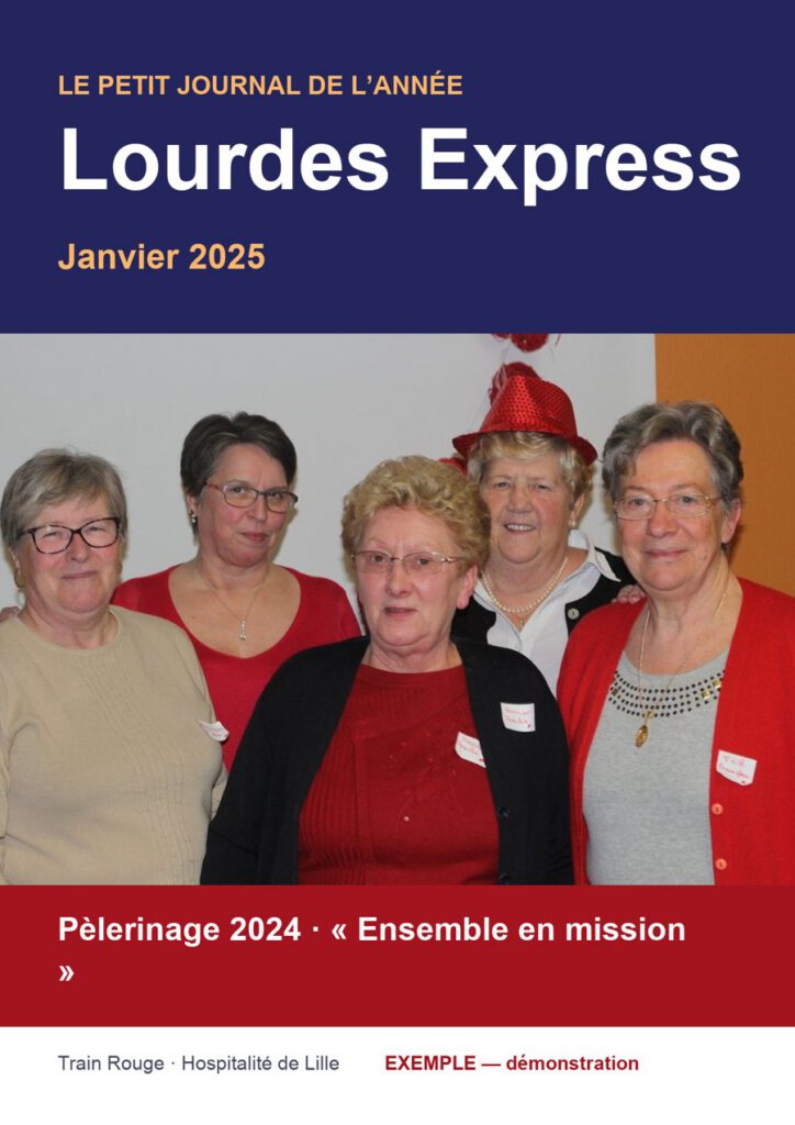 Couverture : Lourdes Express — janvier 2025